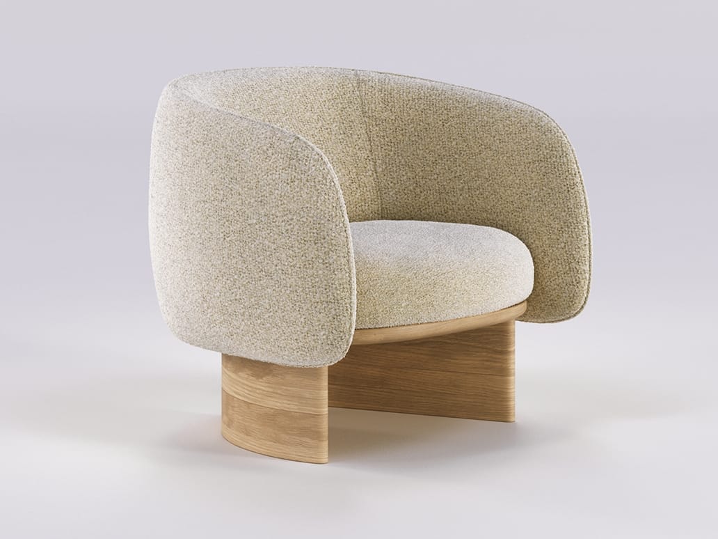 Тканевое кресло с подлокотниками Wewood гнездо ARCH-00029061