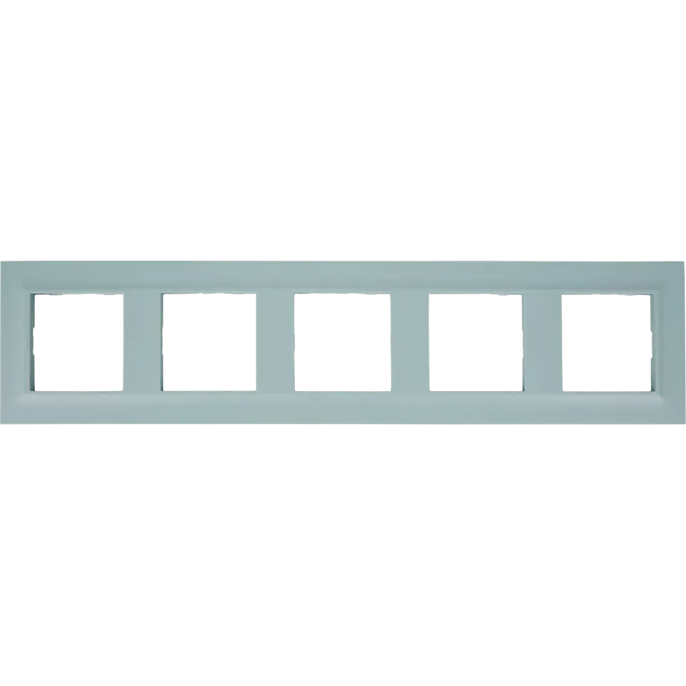 Рамка Legrand Structura на 5 модулей, матовая голубая 82064659 STLM-0018647