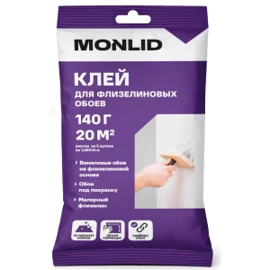Клей для флизелиновых и виниловых обоев MONLID 20 м²