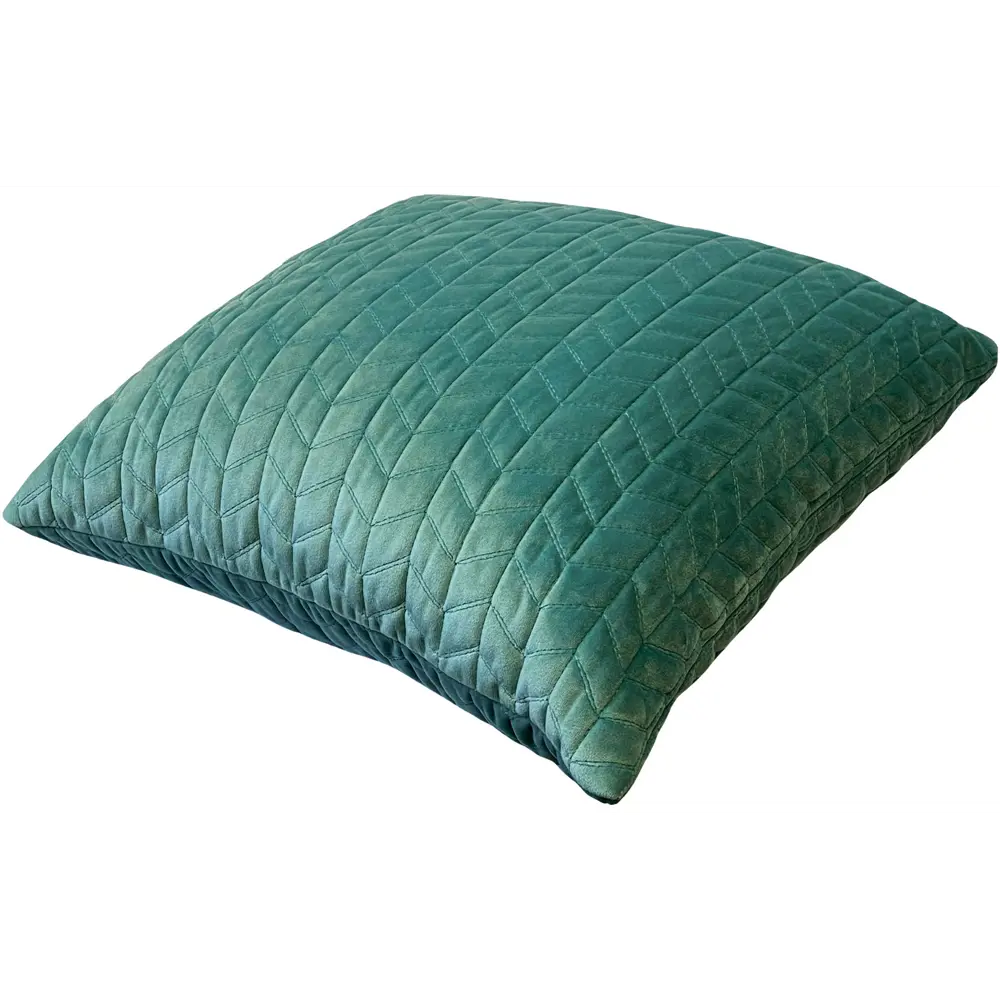 Подушка Seasons Geometric 43х43 см бархат цвет зеленый STLM-2121492 - Вид №1
