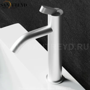 Смеситель ARUB1084SP SQUARE для раковины хромированный матовый