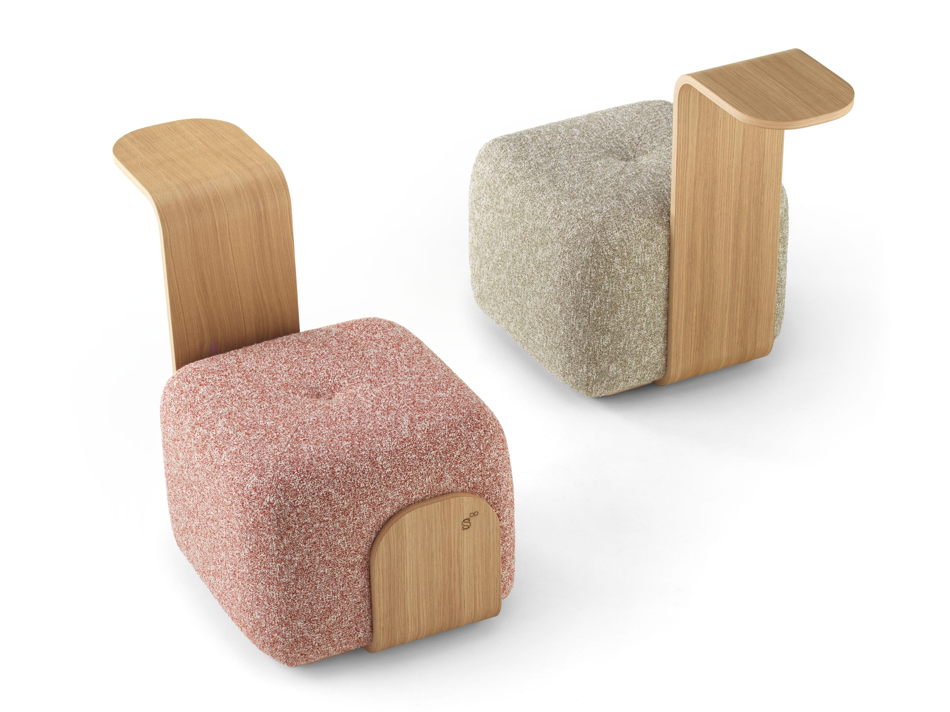 Ткань поворотный пуфик с журнальным столиком SITIA DONDO ARCH-00005202 - Вид №2