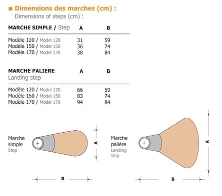 Винтовая лестница из алюминия и дерева Sentou TH ARCH-00058848 - Вид №2