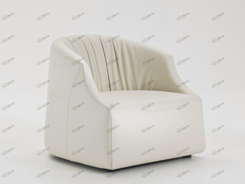 i 4 Mariani Мягкое кожаное кресло с подлокотниками Blob sun-id-1387200