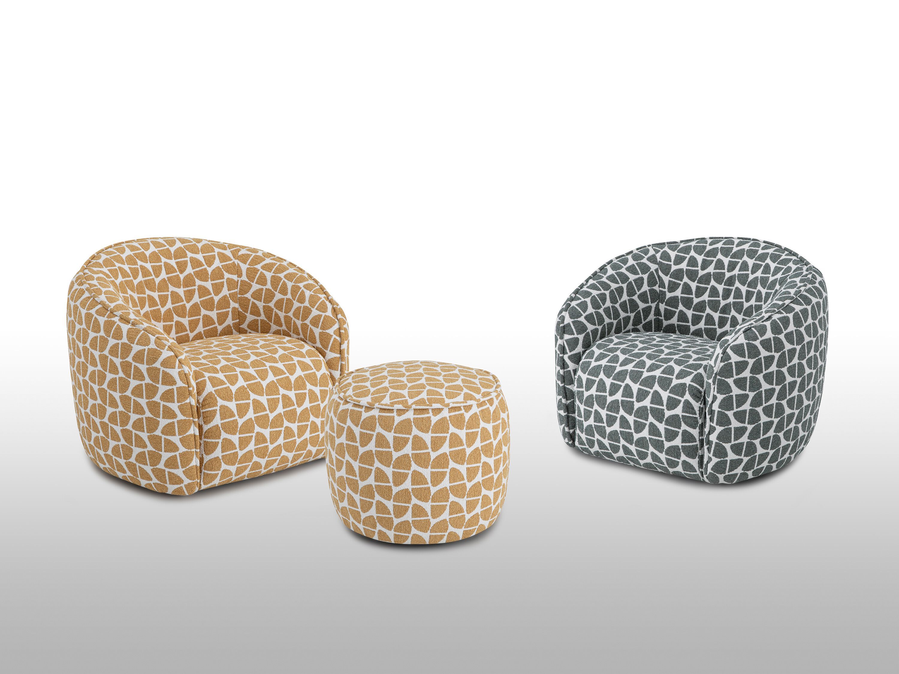 Тканевое кресло с подлокотниками CAMPO DE' FIORI DJ-03 ARCH-00126465