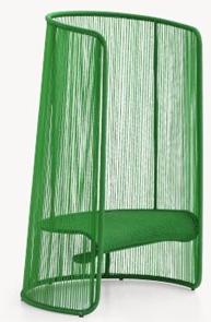 Moroso Кресло с высокой спинкой из цветных полиэтиленовых нитей M'afrique sun-id-1425448 - Вид №14