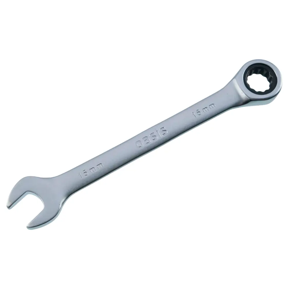 Комбинированный ключ-трещотка Oasis 16 мм для профессионального монтажа 89428214 STLM-1563423