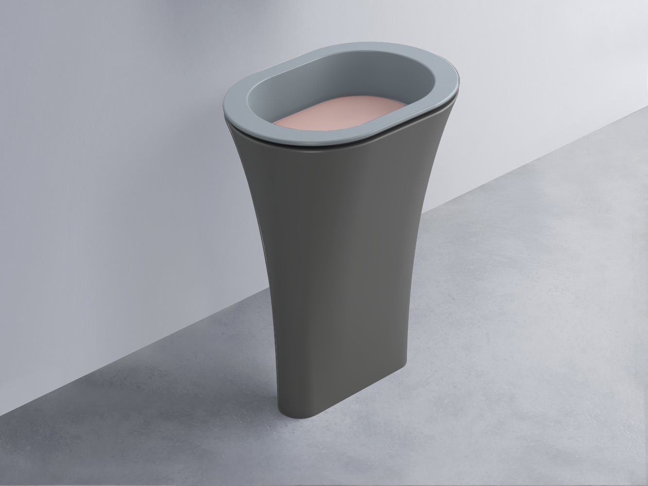 AMLA65-BR+AMPILO-CP+AMCOLO-CM Раковина Amedeo Ovale отдельностоящая cielo Enjoy + Amedeo Ceramica Cielo