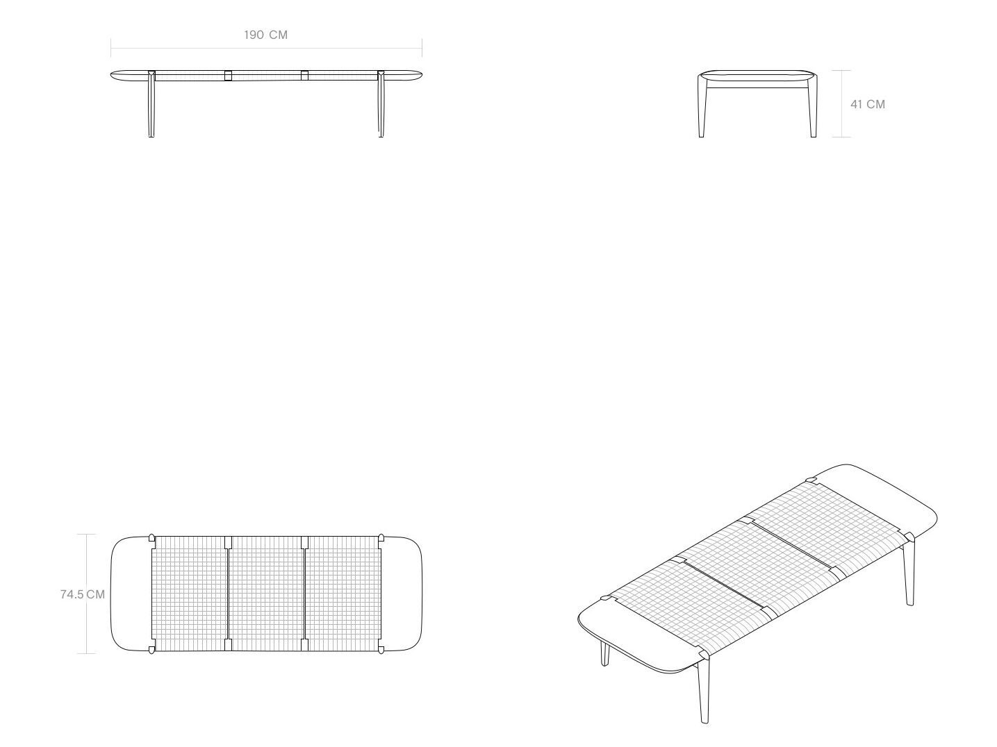 Dormeuse из тикового дерева Phantom Hands Tangāli ARCH-00136216 - Вид №6