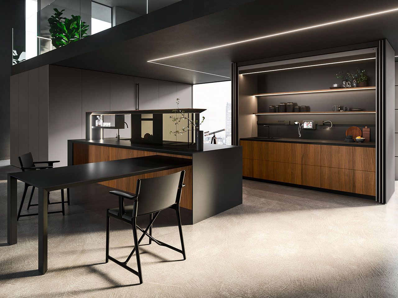 Встроенная кухня с островом Arrital Nautila ARCH-00026239 - Вид №3