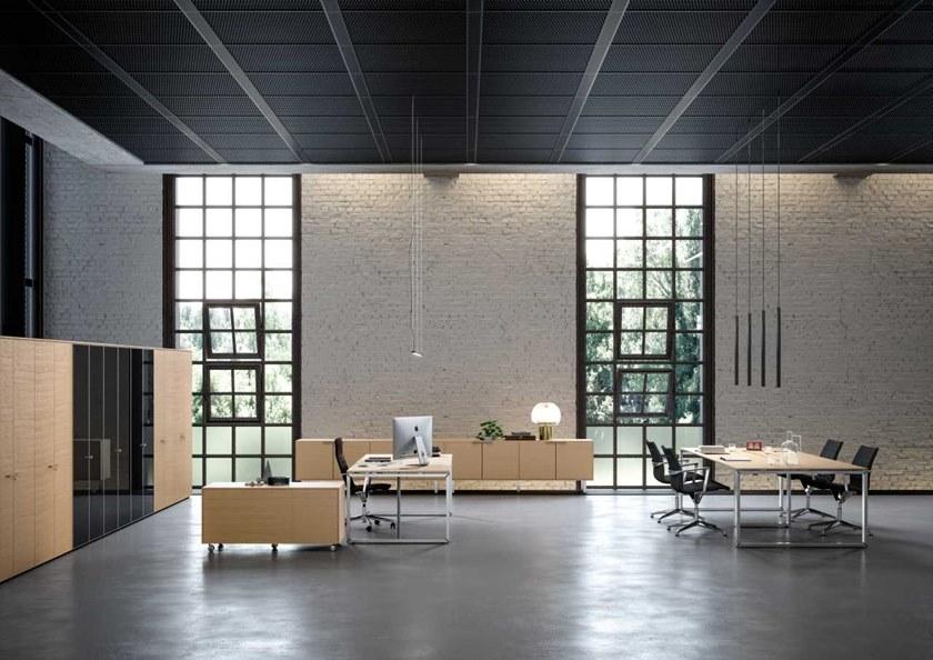 Bralco Модульный офисный блок из дуба с распашными дверями Loopy sun-id-1513848 - Вид №1