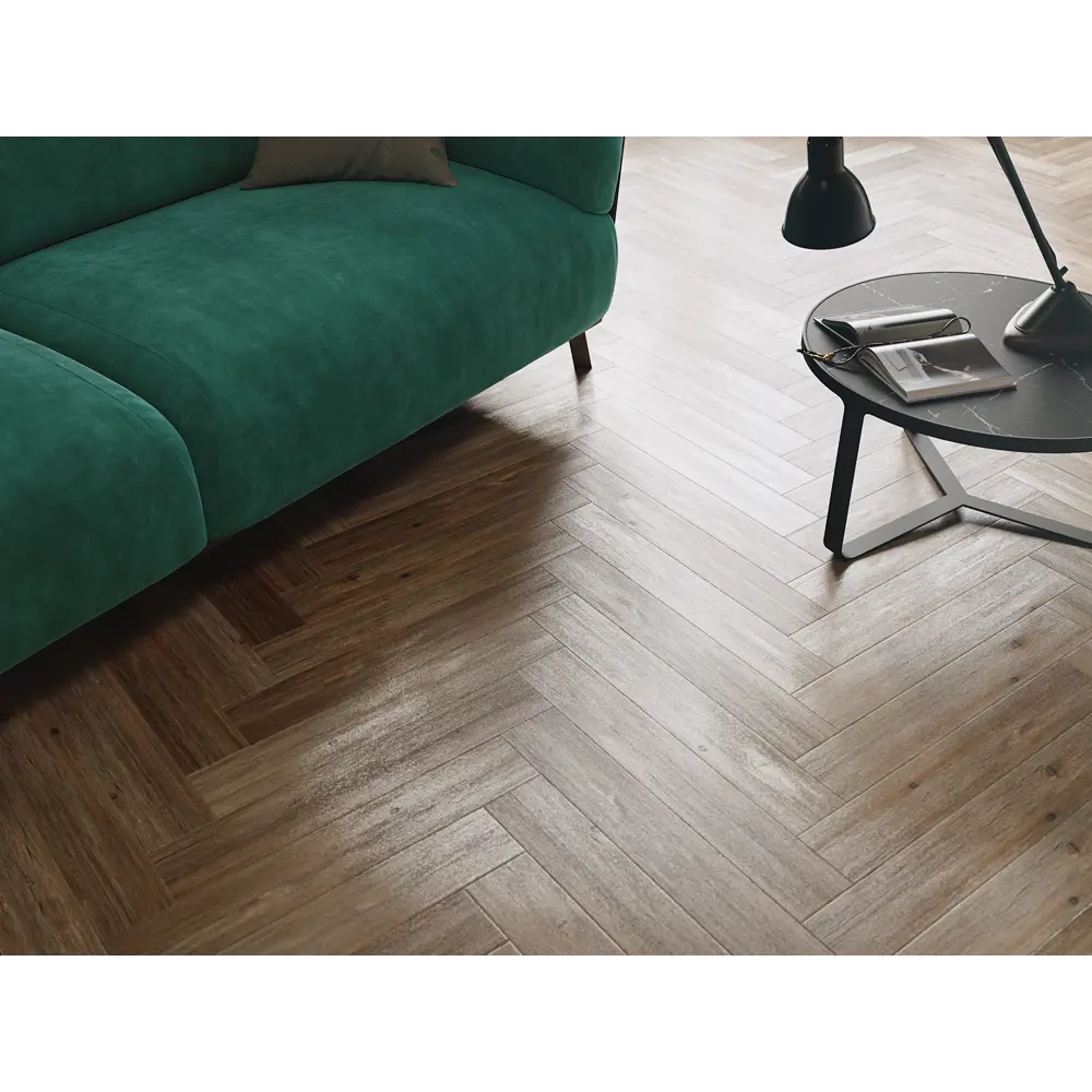 Керамогранит «Шервуд» GP 10х60 см 0.9 м² цвет коричневый BELANI STLM-2063428 - Вид №5