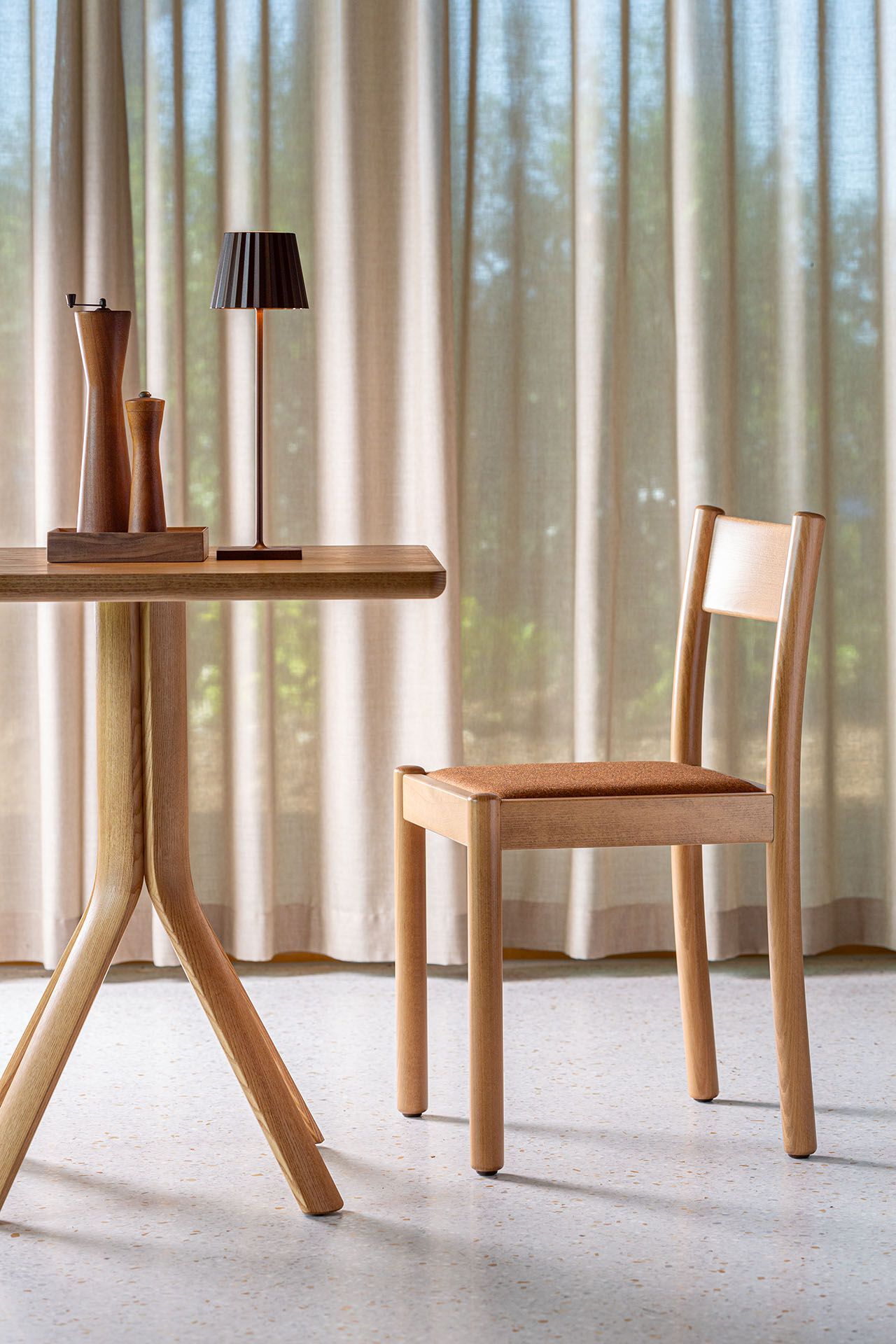 Стул из бука с мягким сиденьем SIPA Пальма ARCH-00108338 - Вид №7