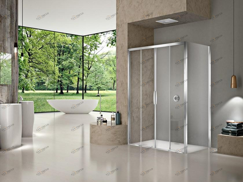 Duka Прямоугольная душевая кабина Quadra – con profili verticali e orizzontali sun-id-1508509