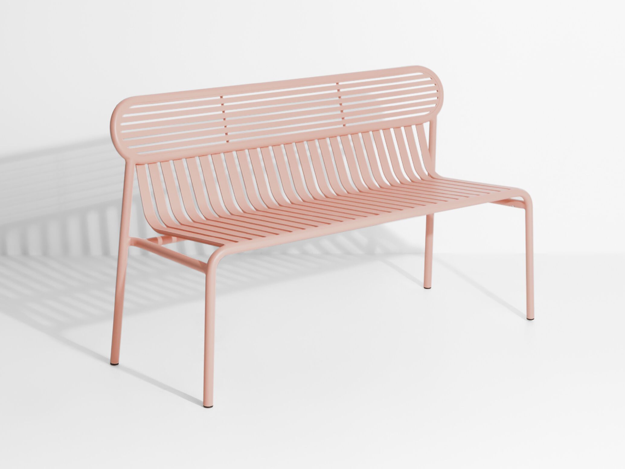 Алюминиевая садовая скамейка с порошковым покрытием Petite Friture WEEK-END ARCH-00004384 - Вид №7
