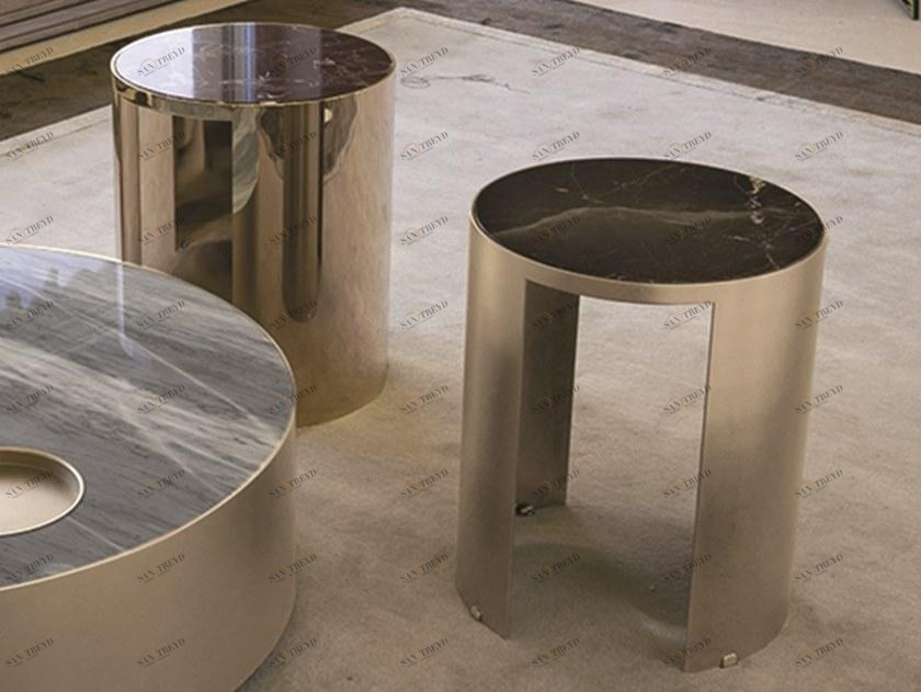 Longhi Высокий мраморный стол Loveluxe 2016 – vanity collection Y 713