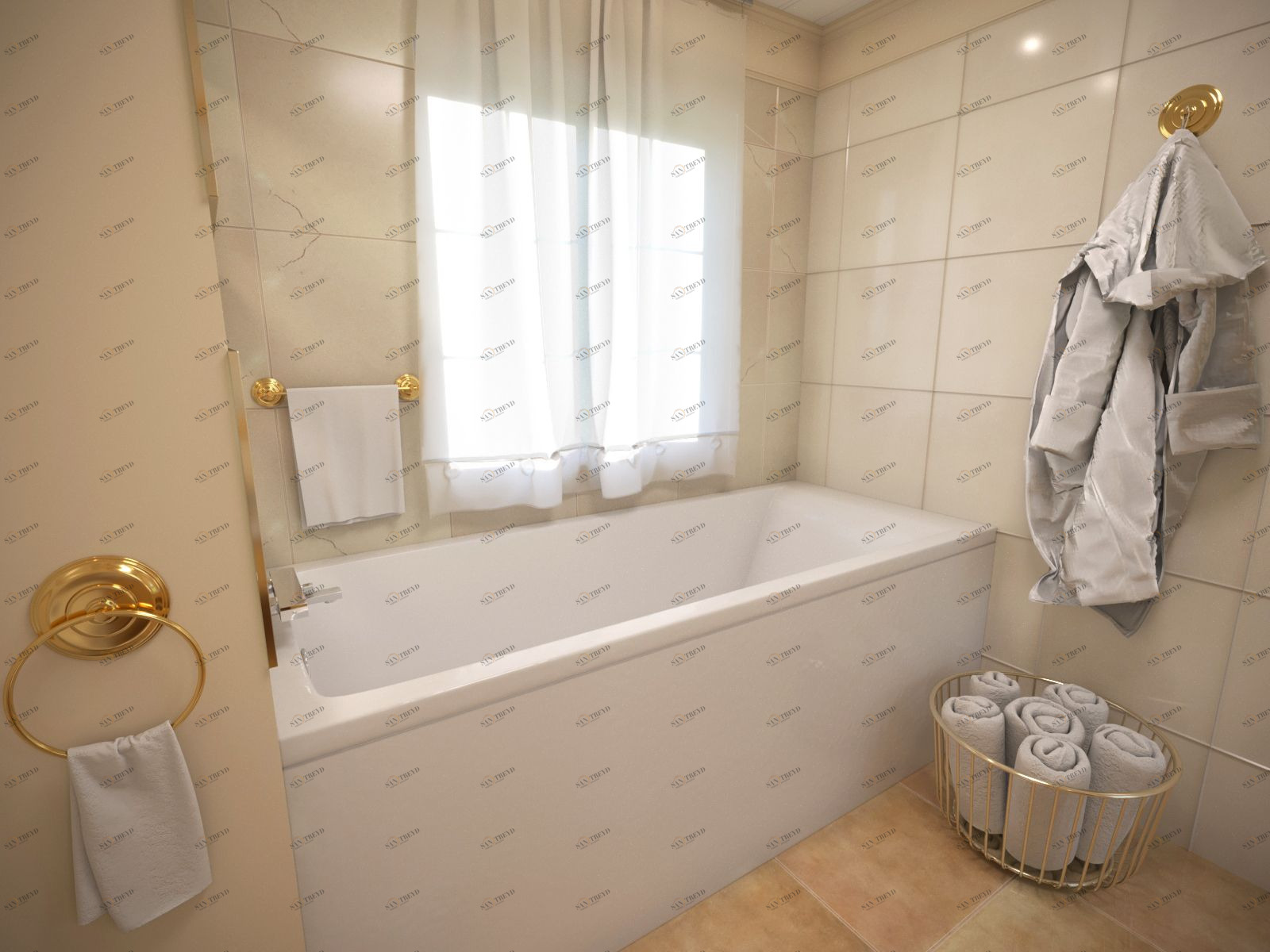 Ванна из мрамора Aquastone Арма 170 ARMA170