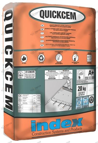 INDEX Быстросохнущее связующее для стяжек Quickcem sun-id-1481901