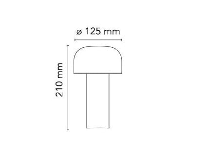 Поликарбонатная настольная лампа с батарейным питанием In Stock Flos ARCH-00032333 - Вид №4