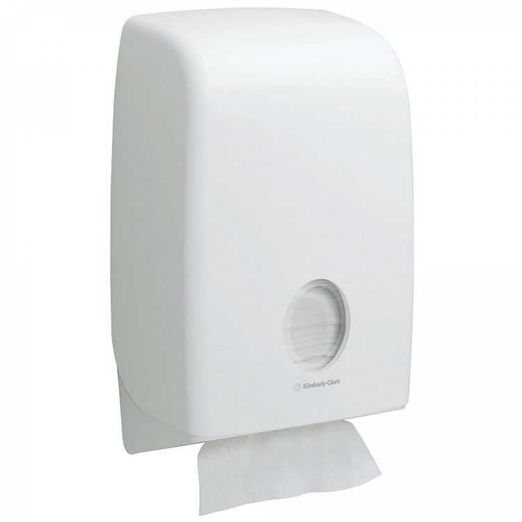 6945 Kimberly Clark Диспенсер для листовых бумажных полотенец белый Kimberly Clark Professional Aquarius 6945 белый  - Вид №3