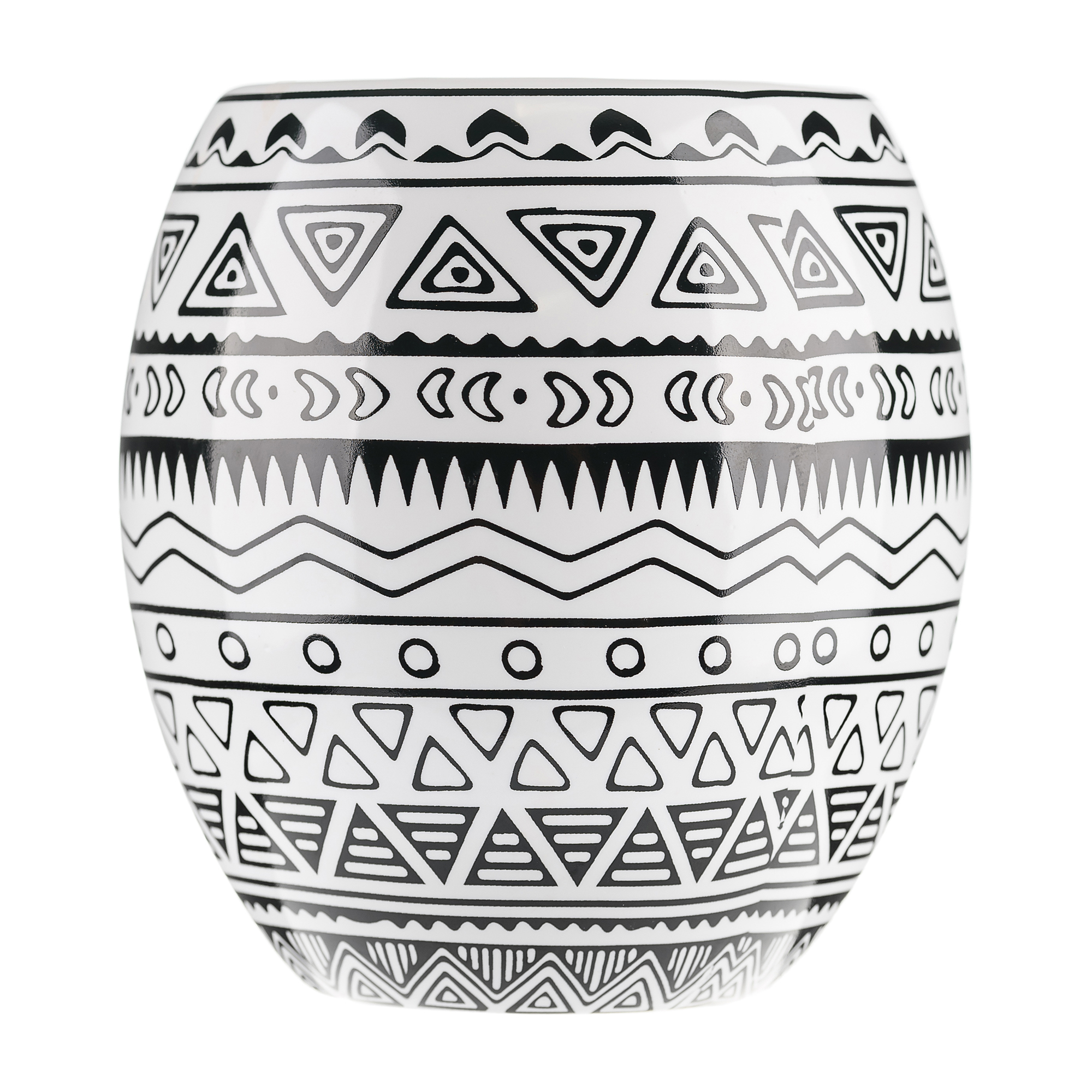 83425119 Стакан для зубных щёток керамика цвет белый/чёрный Nomads STLM-0041242 MOROSHKA  - Вид №3