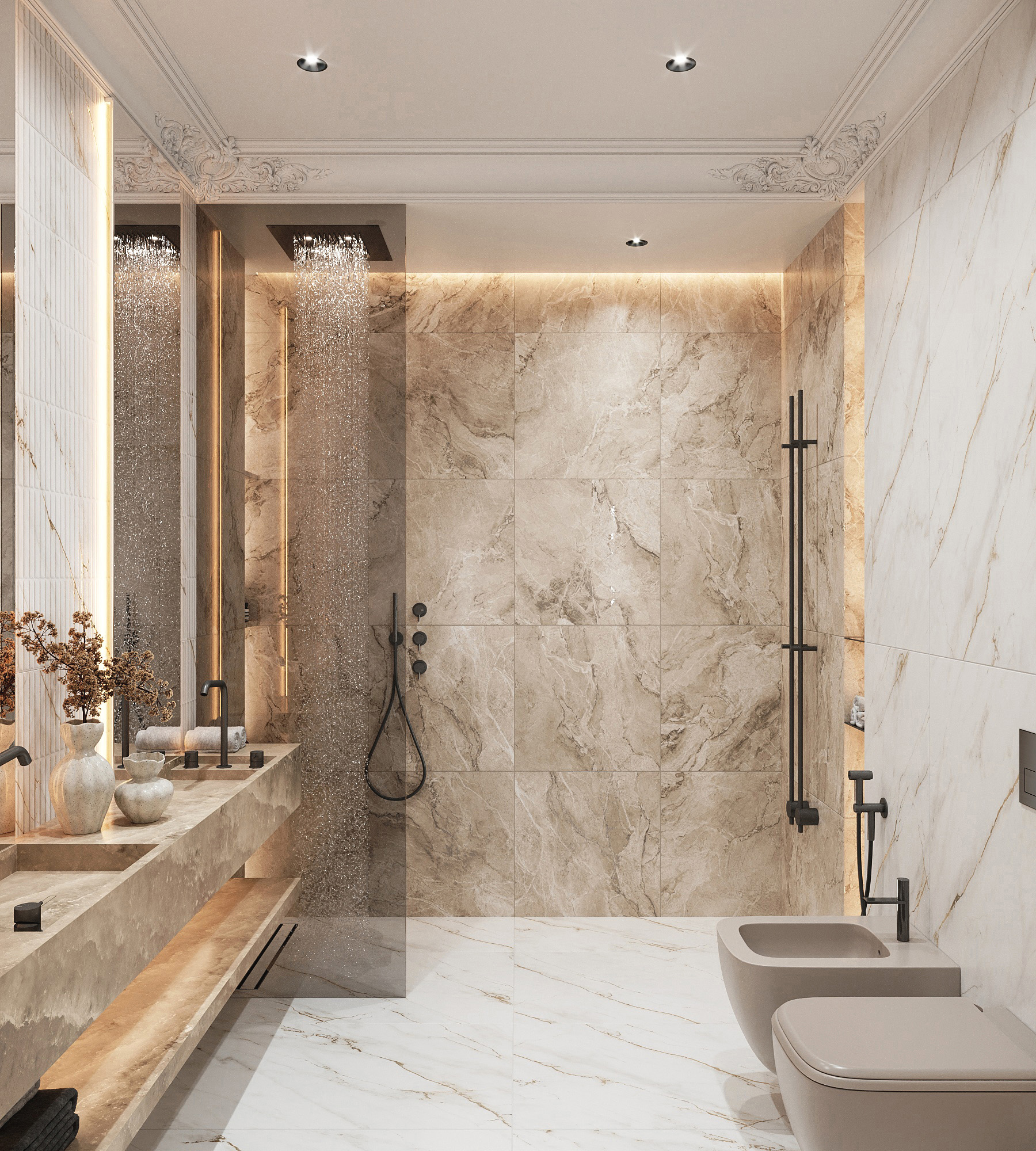 Керамогранит SELVA GOLD DECOR 60х120 Creanza CP4004-D - Вид №2