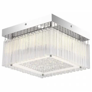 Потолочный светодиодный светильник Globo Heidir 49348 GLOBO HEIDIR 102885 Прозрачный