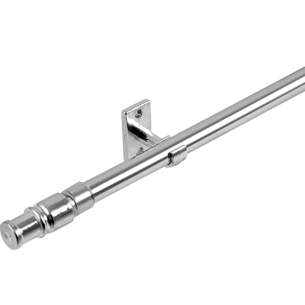 Карниз витражный Калифорния 55-85 см металл цвет хром ЭСКАР STLM-2172648