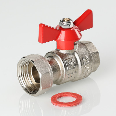 VT.241.N.0405 Кран шаровой с накидной гайкой Valtec 1/2" x 3/4"  - Вид №3