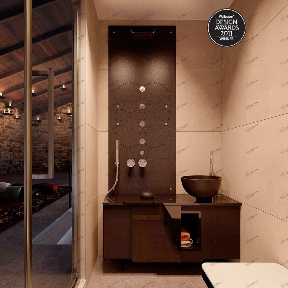 Душевая панель Wall Ananda 190CG Glass1989 Emotional equipment LANP0L00210M000