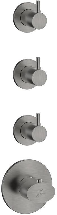 GUGLIELMI Встраиваемый термостатический смеситель для душа на 4 отверстия Ag Fiin00980 - Вид №1