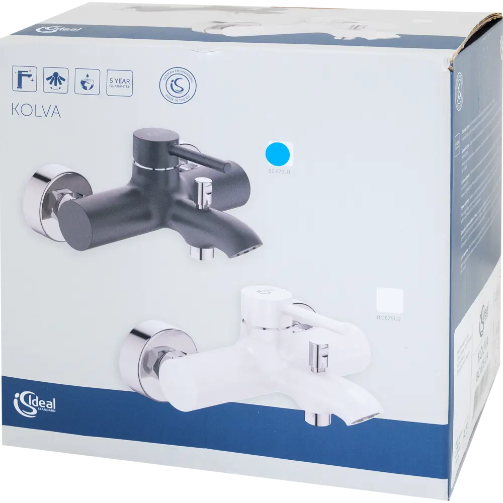 Смеситель для ванны Ideal Standard Kolva однорычажный цвет чёрный 82331883 STLM-2083487 - Вид №3