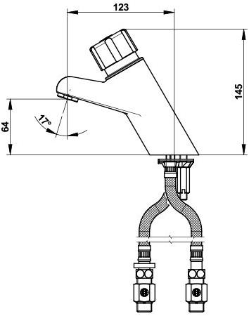 Порционный смеситель Presto 4000 S  28610 28610.0 - Вид №1