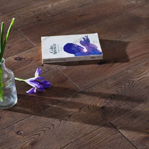 Массивная доска Parketoff Классика Богемия Дуб с брашью (Текстурированная) 300-1600х150 мм 2600300413