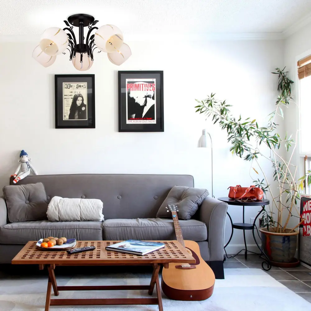 Люстра КЛЮЧНИК «Меренга» - современная 5-рожковая потолочная для гостиной 82308271 STLM-0024345 - Вид №10