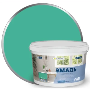 Эмаль акриловая матовая цвет зеленый 2.5 кг 83728117 STLM-2123013