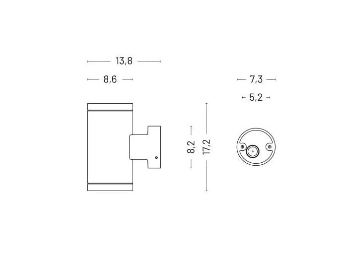 Алюминиевый светодиодный наружный настенный светильник [LND] общие ARCH-00121505 - Вид №10