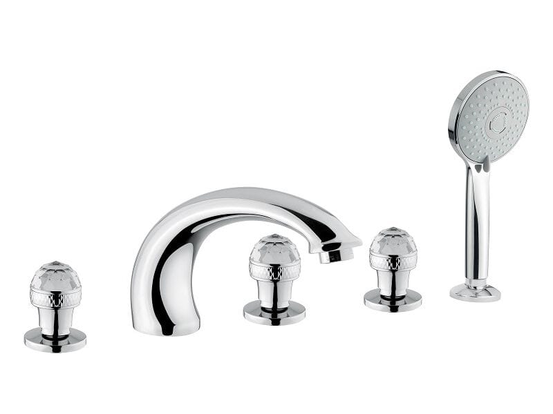 Хромированный латунный кран с 5 отверстиями Bugnatese Axo ARCH-00106385 - Вид №1