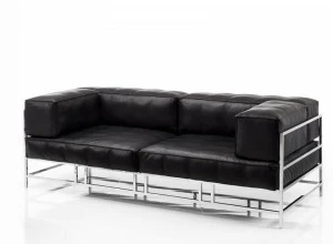 brühl 2-местный кожаный диван-основа для санок Easy pieces