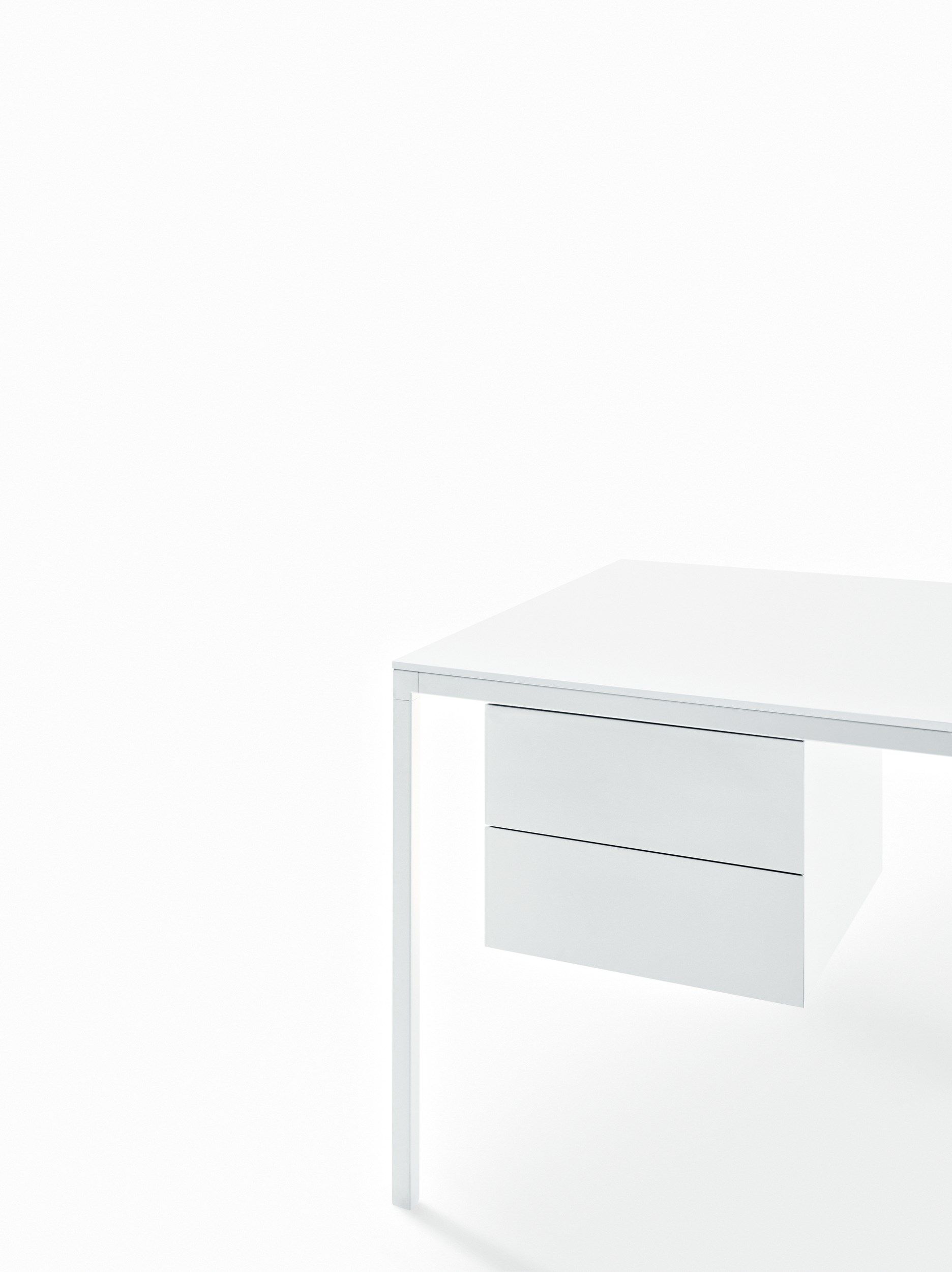 Прямоугольный стальной стол с ящиками Desalto HELSINKI ARCH-00133665 - Вид №2