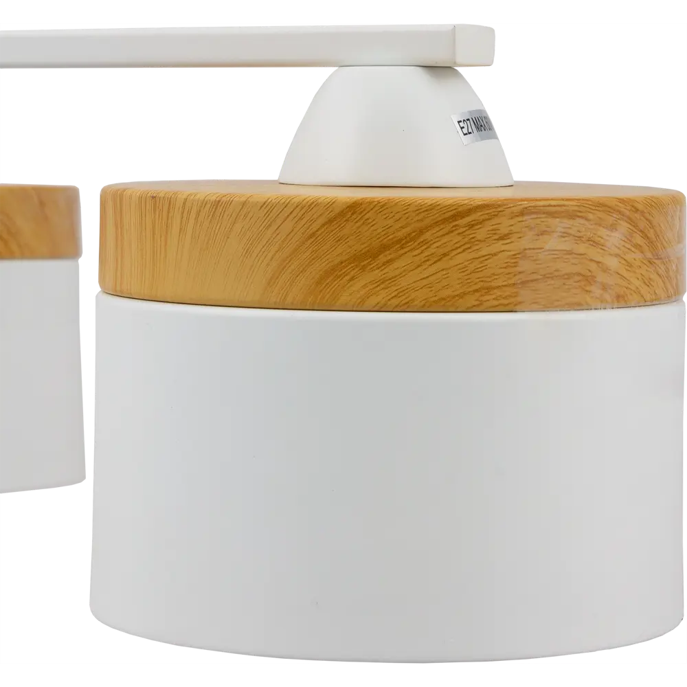 Люстра Deva 3хЕ27х60 Вт цвет белый/дерево LUMIN ARTE STLM-2134475 - Вид №2