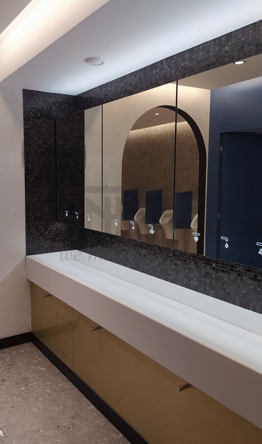 85843 Сушилка для рук за зеркалo, 230 В/50 Гц SANELA  - Вид №1