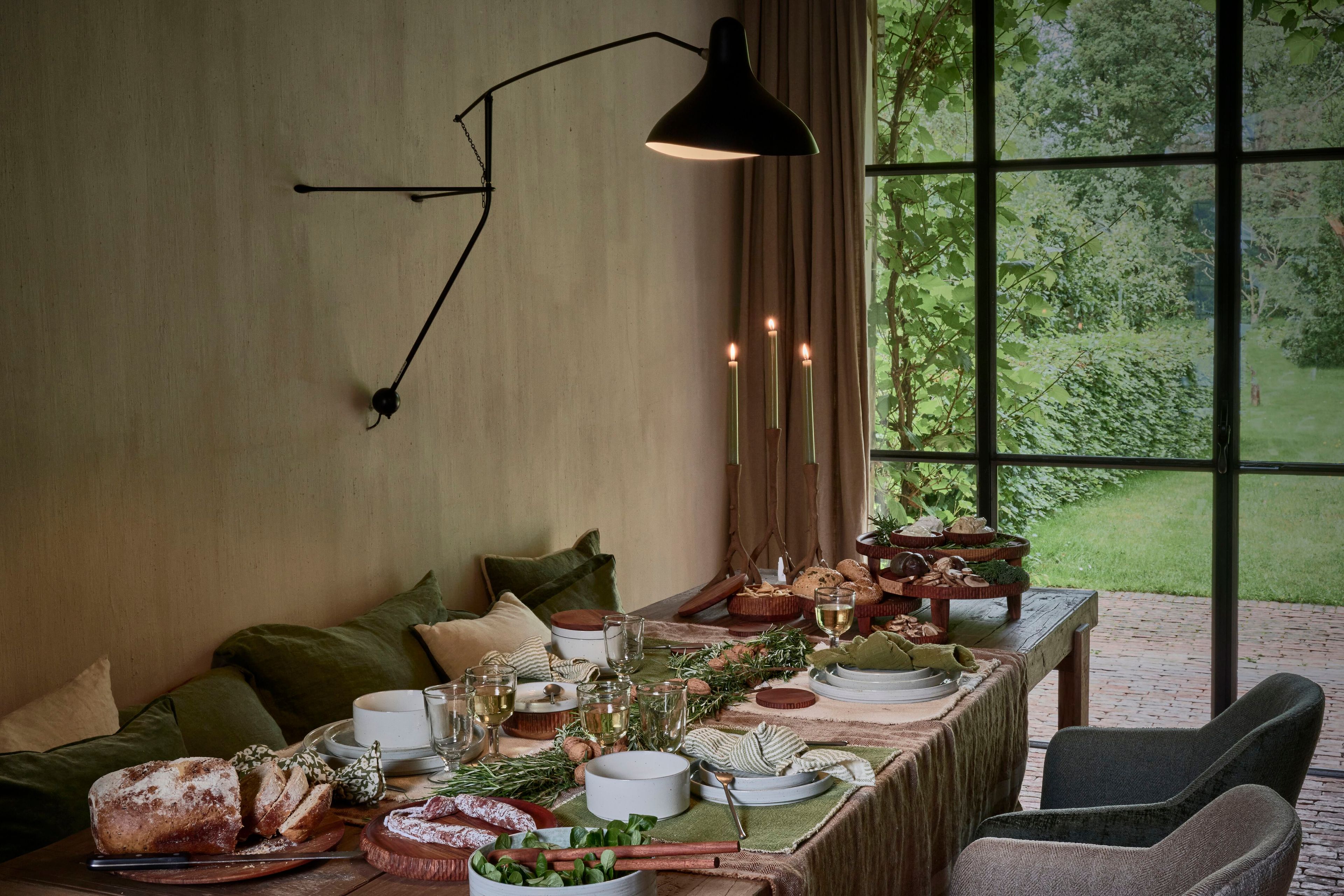 Круглая тарелка из акации POMAX Hommage ARCH-00038654 - Вид №6