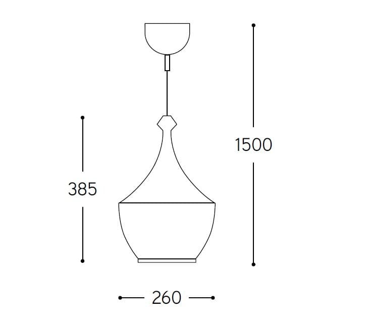 Керамический подвесной светильник Aldo Bernardi I Lustres ARCH-00027508 - Вид №5