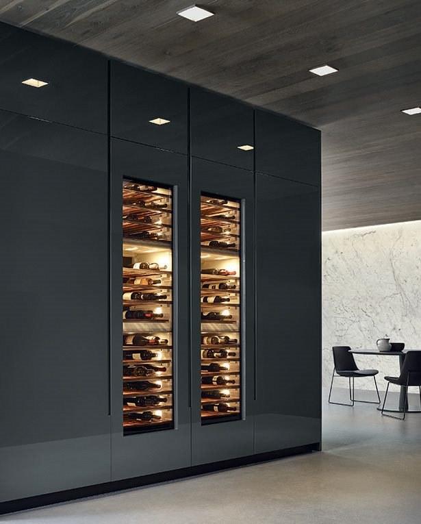 Poliform Кухня из стали и дерева с полуостровом sun-id-1424834 - Вид №46