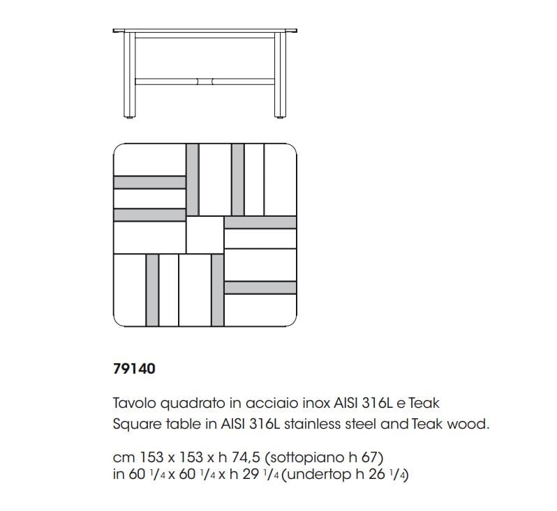 Садовый стол из лавового камня Giorgetti Moorea ARCH-00125779 - Вид №3