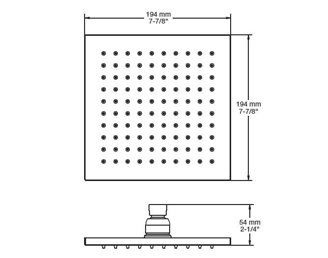 Встраиваемый термостатический набор для ванны с ручным душем BARIL PRO-4302-51 ARCH-00066923 - Вид №2