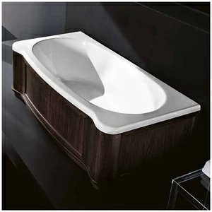Ванна Gruppo treesse New Classic Young VTL-V6741-SX-WV белая прямоугольная левая венге