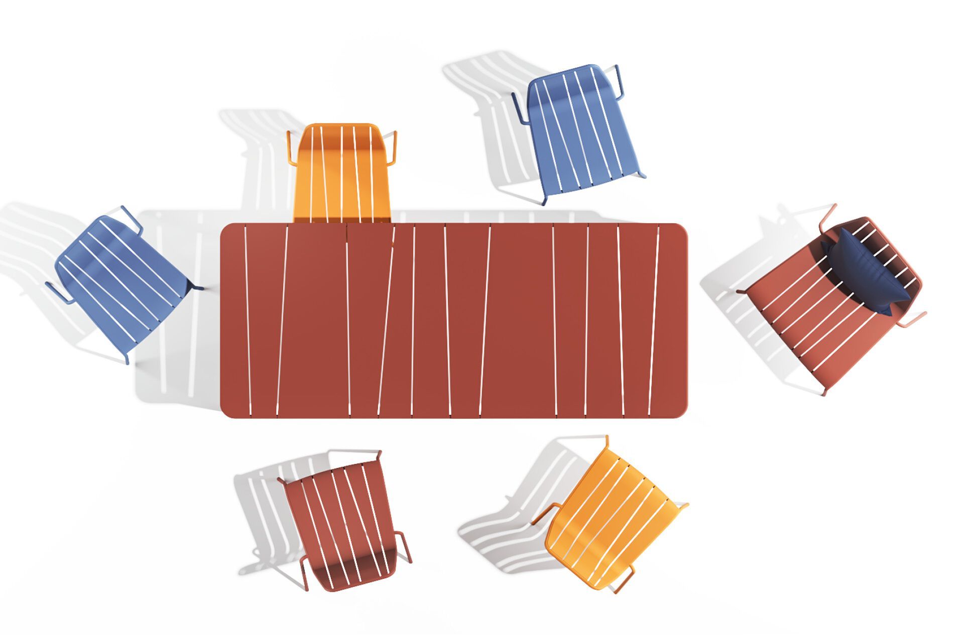 Штабелируемый стальной стул с порошковым покрытием BABEL D Bangi ARCH-00118225 - Вид №5