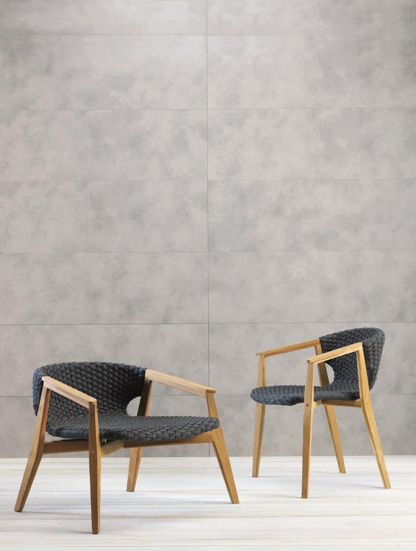 Ethimo Садовое кресло из синтетической ткани с подлокотниками Knit Knitpo01 - Вид №18